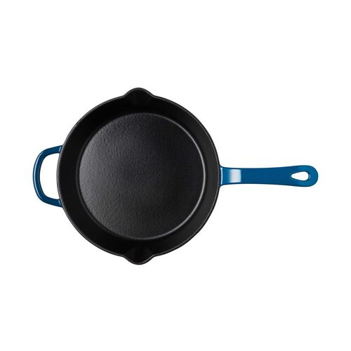 Maxwell & Williams Cast Iron Frypan Midnight Blue 26cm Gift Boxed